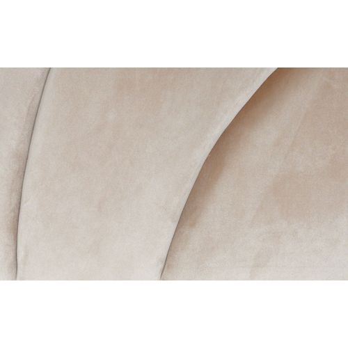 Tête De Lit Mermaid 160 Cm Velours Taupe