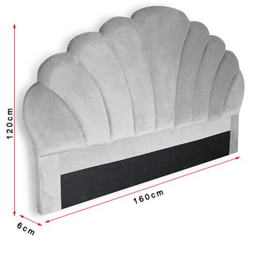 Tête De Lit Mermaid 160 Cm Velours Rose