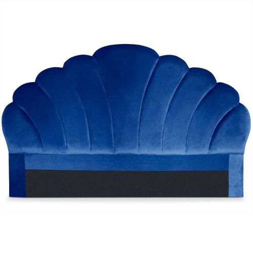 Tête De Lit Mermaid 180 Cm Velours Bleu
