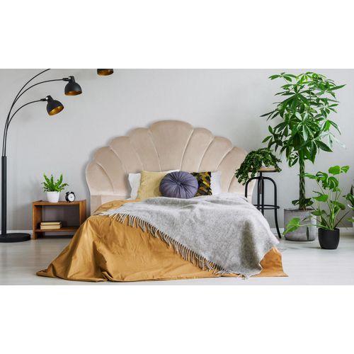 Tête De Lit Mermaid 180 Cm Velours Taupe