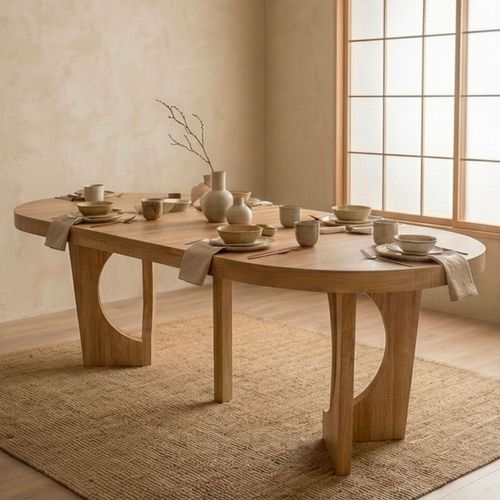 Table Ronde Extensible Kalipso Chêne Clair