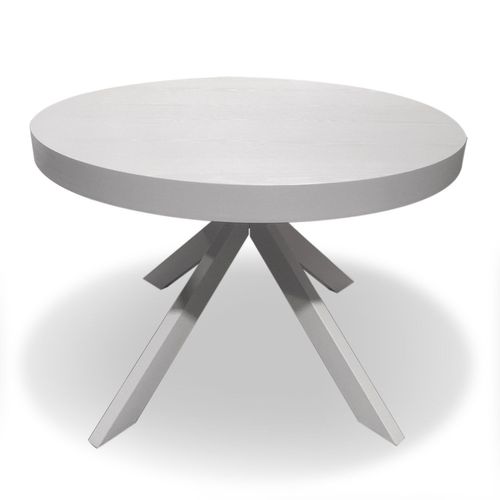 Table Ronde Extensible Myriade Blanc