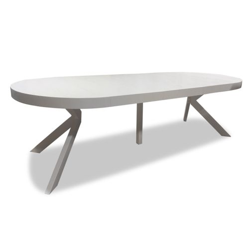 Table Ronde Extensible Myriade Blanc