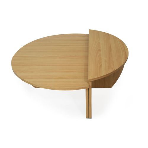 Set De 2 Tables Basses Design Glowik Chêne Clair