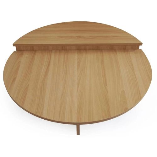 Set De 2 Tables Basses Design Glowik Chêne Clair