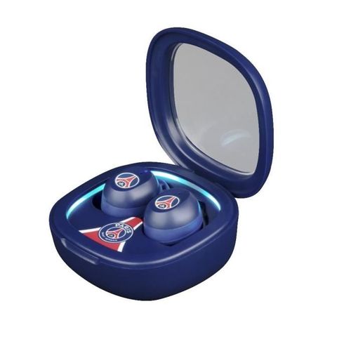 Écouteurs Sans Fil - Psg - Autonomie 8 H + 15 H Avec Boîtier - Bluetooth - Bleu