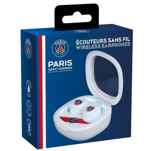 Écouteurs Sans Fil - Psg - Autonomie 8 H + 15 H - Ipx4 - Bluetooth - Blanc