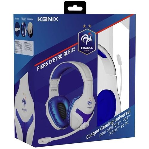 Casque PS400 Fff  Pour PS4 / Xbox One / Switch / PC / Smartphones Et Tablettes - Blanc