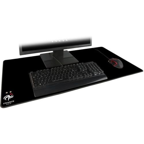 Tapis De Souris Fédération Française De Football Xxl 90x46 Cm Noir