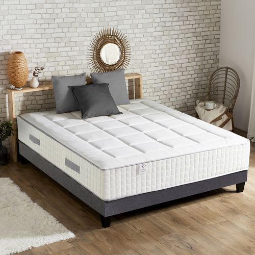 Matelas Ressort 180x200 Cm BELLAGIO 7 zones Accueil mémoire de forme - Epaisseur 28 cm