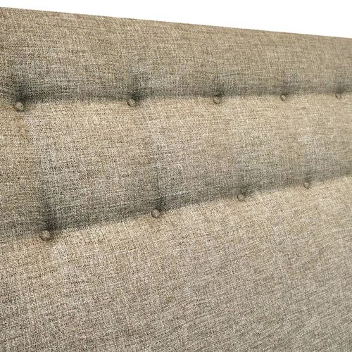 Tete De Lit Capitonnee Symbiose Camel 140x115cm