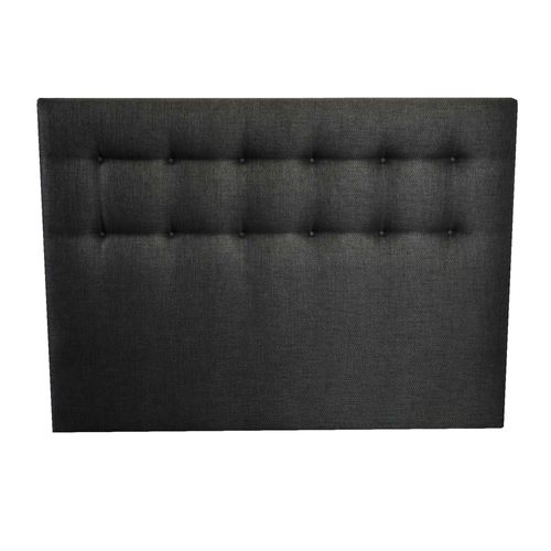Tete De Lit Capitonnee Crepuscule Anthracite 140x115cm