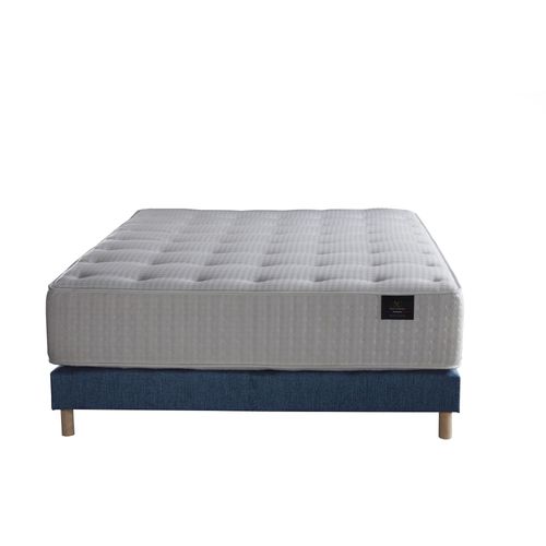 Ensemble Helios + Sommier Intemporel Bleu Marine 160 X 200 Cm