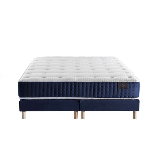 Ensemble Nova Matelas Ressorts Ensachés Mémoire De Forme 160 X 200 Cm