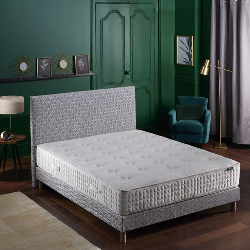 Ensemble Matelas Hybride Responsable Avec Sommier Et Tête De Lit 180x200