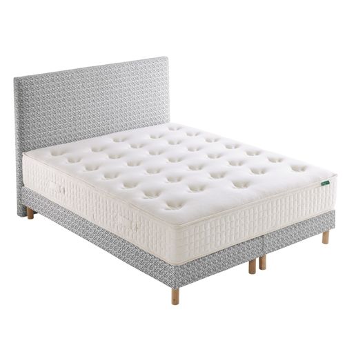 Ensemble Matelas Hybride Responsable Avec Sommier Et Tête De Lit 180x200