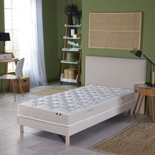 Matelas Latex 90x190 cm PURE - 3 Zones - Confort Ergonomique Made In France