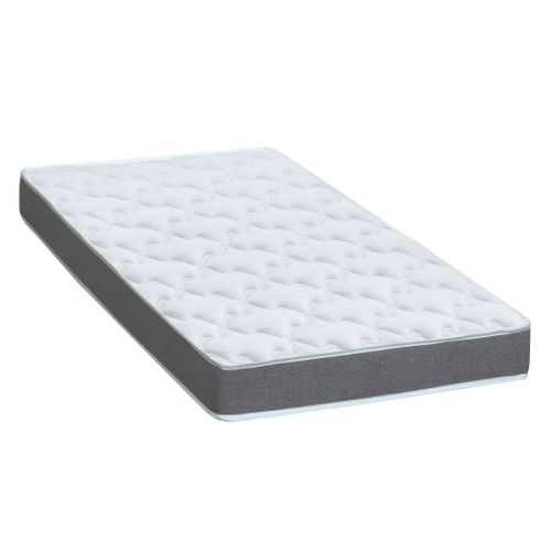 Lit Électrique Relaxation à Plots + Matelas Mousse Mémoire De Forme 2x80 X 200 Cm