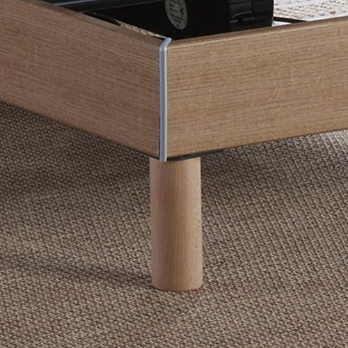 Lit Électrique Relaxation Multi Lattes Chêne Clair Made In France 80 X 200