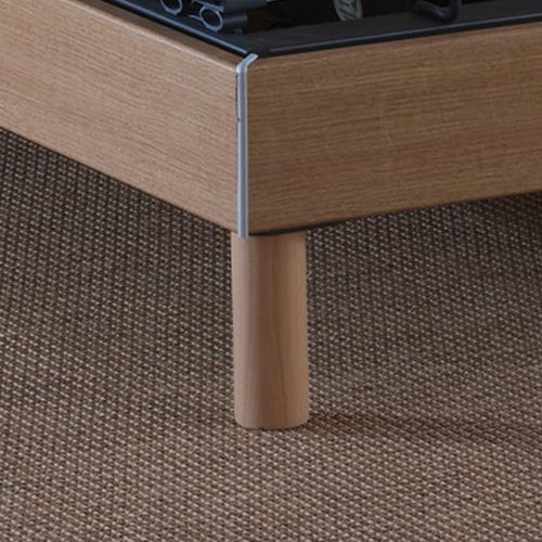 Lit Électrique Relaxation à Plots Réglables Chêne Clair Made In France 90 X 200