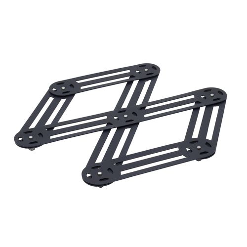 Dessous De Plat Étirable Bleu Nuit 25x12 Cm En Inox