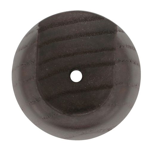 Lot De 2 Naissances De Tringle Entre Murs En Frêne D28 - 28 Mm - Marron Foncé