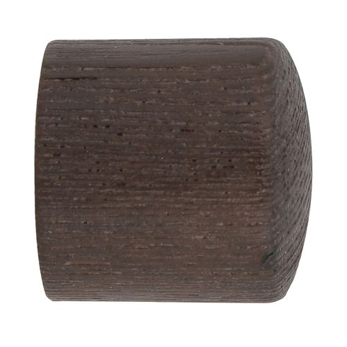 Lot De 2 Embouts De Tringle Bouchon En Frêne à Visser D28 - 28 Mm - Marron Foncé