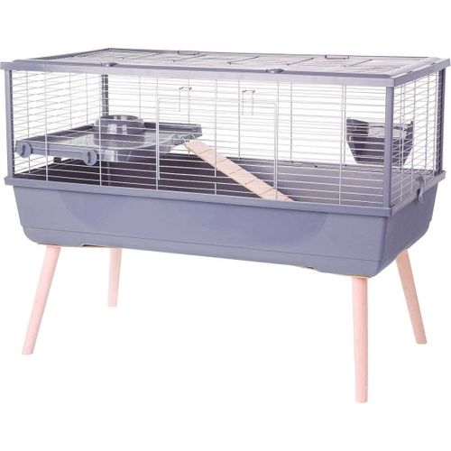 Cage Pour Cochon D'inde 99 X 54 X 76 Cm Neolife Gris