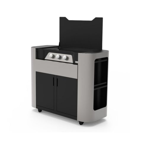 Plancha Gaz 7200w Plaque Fonte Émaillée 75x40cm - PCxg375d