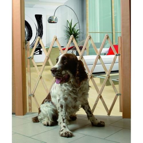 Barrière - 72000 - Stopfix - Extensible - Bois - 60-110 Cm - Pour Chien