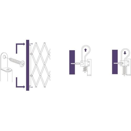 Barrière - 742011 - Stopmax - Extensible - Bois - 60-230 Cm - Pour Chien