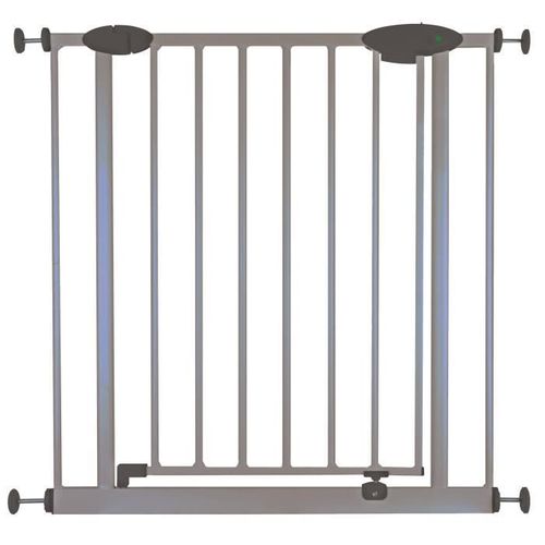 Barrière Roméo Métal Portillon Sans Perçage 73-81cm Gris - 800007