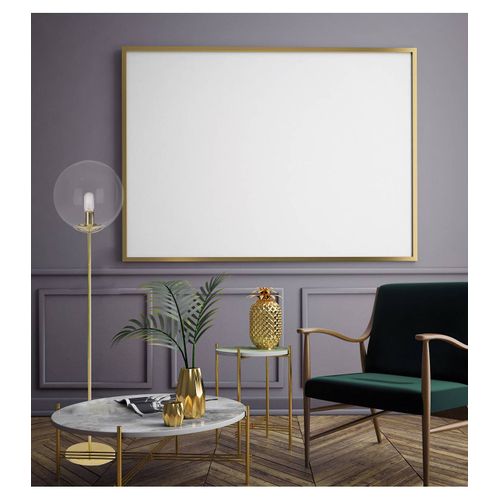 Lampadaire Globus Laiton, Métal, Diam. 34 Cm, Ampoule LED E27