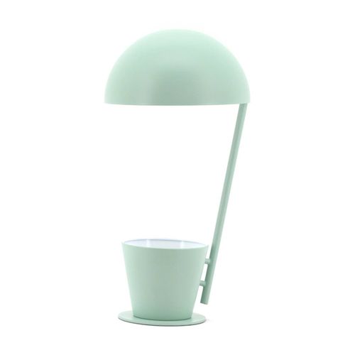 Lampe Pretty  Vert, Métal, Diam. 20 Cm, Ampoule LED E14