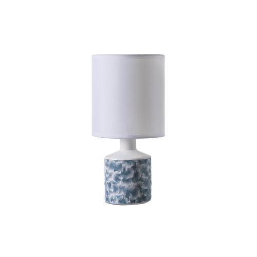 Lampe Gisèle - Motif Moirée, Céramique, Diam. 14 Cm, Ampoule LED E14
