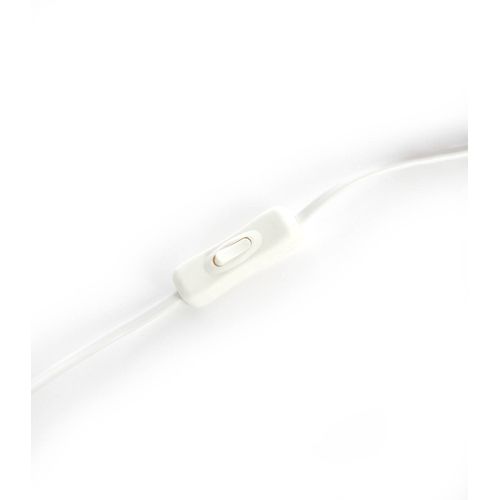 Lampe Badi En Tissu Bouclette, Textile, Diam. 35 Cm, Ampoule LED E27