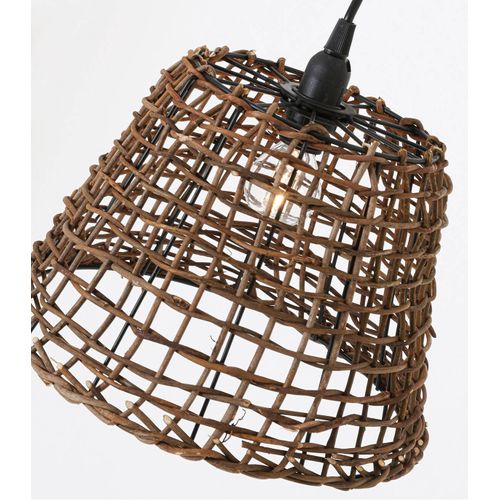 Suspension Delhi, Rotin, Diam. 29 Cm,