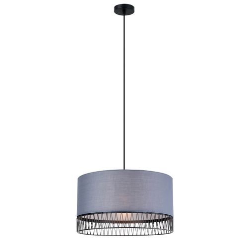 Suspension Jeanne Gris, Textile, Diam. 45 Cm,