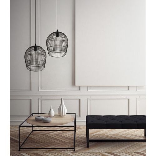 Suspension Janeiro Noir, Métal, Diam. 24,5 Cm,