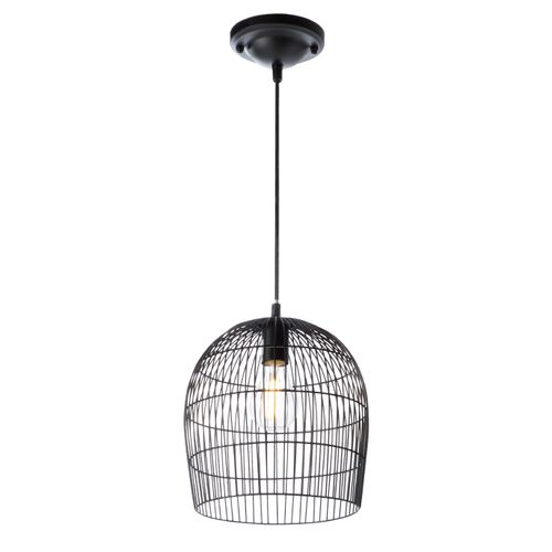 Suspension Janeiro Noir, Métal, Diam. 24,5 Cm,