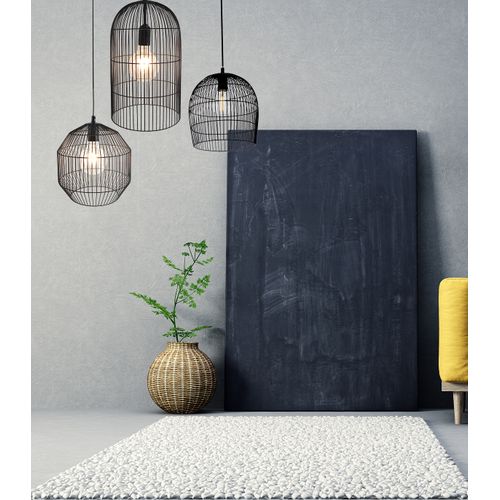 Suspension Janeiro Noir, Métal, Diam. 24,5 Cm,