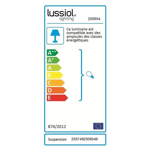 Suspension Saigon 60 Cm, Rotin, Diam. 58 Cm,