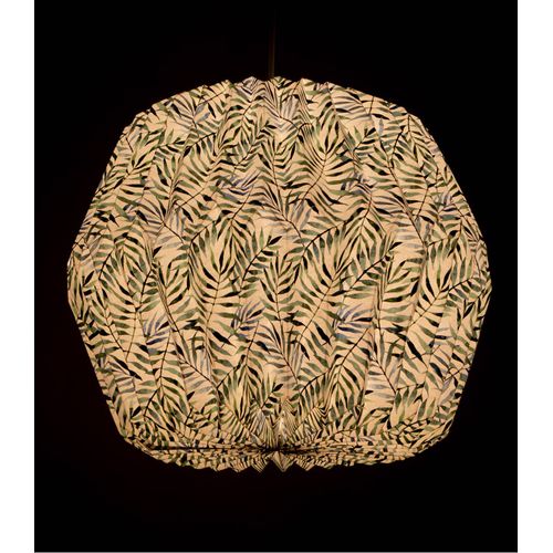 Suspension Tippi Feuilles Vertes, Papier, Diam. 40 Cm,