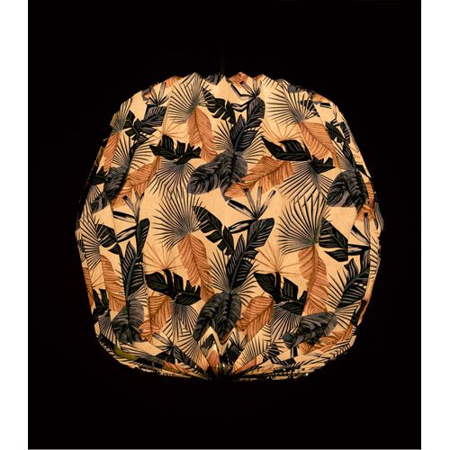 Suspension Tippi Feuilles Bleues, Papier, Diam. 40 Cm,