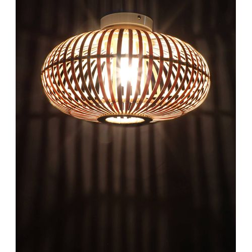 Plafonnier Manille, Bambou, Diam. 38 Cm,