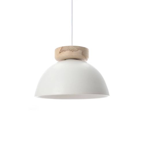 Suspension Alvina Blanc, Céramique, Diam. 30 Cm,