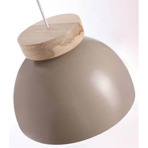 Suspension Alvina Grège, Céramique, Diam. 30 Cm,