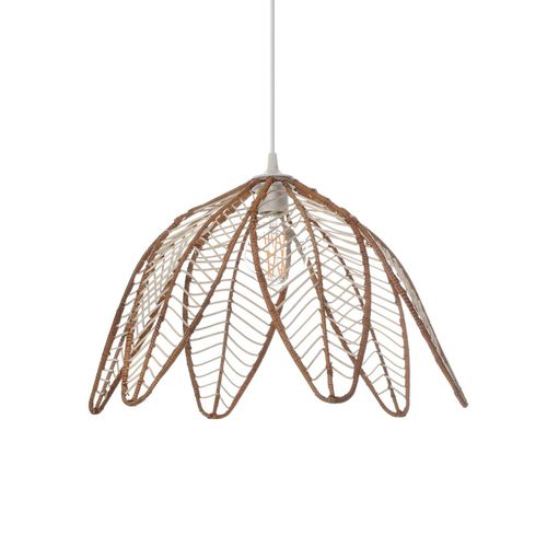 Suspension Flower, Rotin, Diam. 49 Cm,