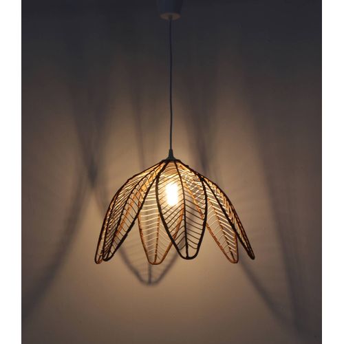 Suspension Flower, Rotin, Diam. 49 Cm,
