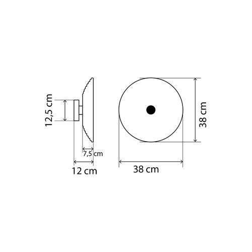 Applique Booty 3, Jacinthe D'eau, Diam. , Ampoule LED E27